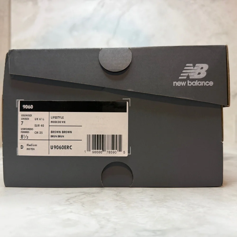 Authentic New Balance Shoe Box – Empty 9060 Packaging Only